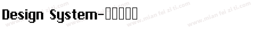 Design System字体转换